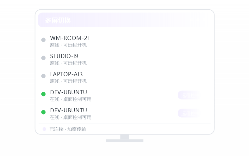 Windows 控 macOS 示意
