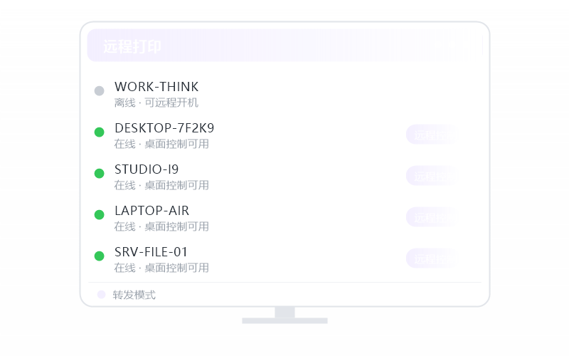 鸿蒙手机 控 Windows Server 示意