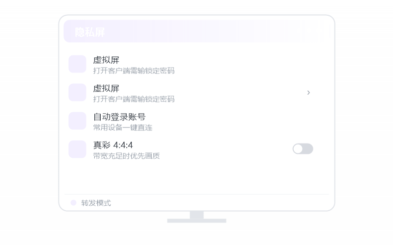 统信 UOS·隐私屏 示意