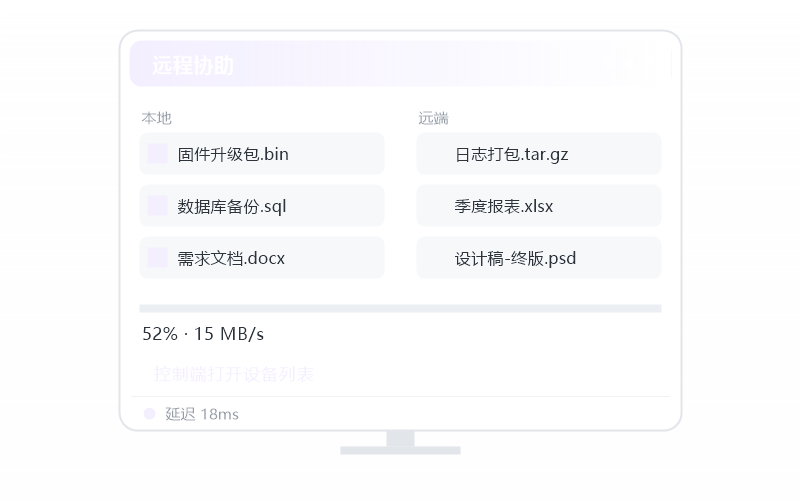 对比 Splashtop·哪个更省流量 示意