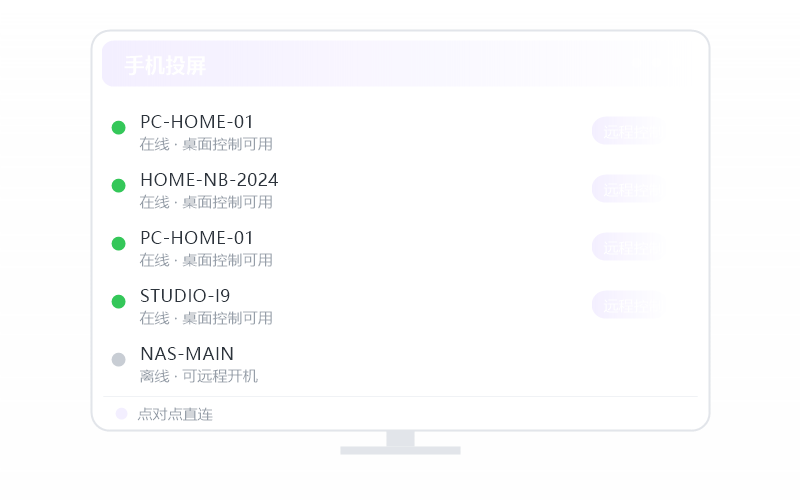 一体机·远程开机示意