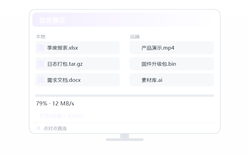 iPhone / iPad·被控端显示离线 排查示意